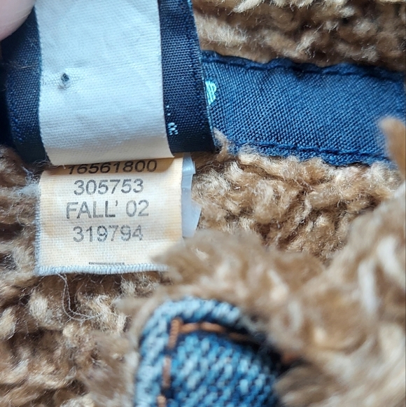 Y2K Gap Faux-Fur Lined Denim Jean Jacket Small - Picture 8 of 8